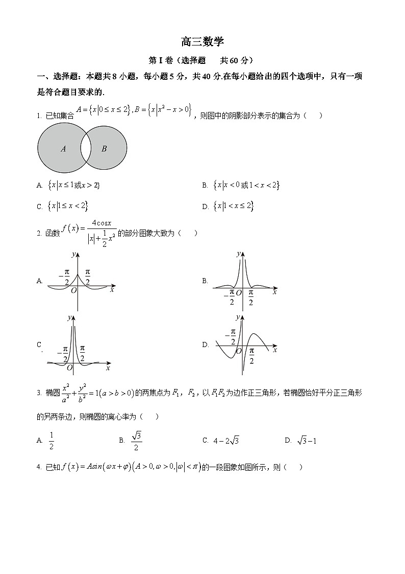 数学-吉林省通化市梅河口市第五中学2025届高三9月月考第1页