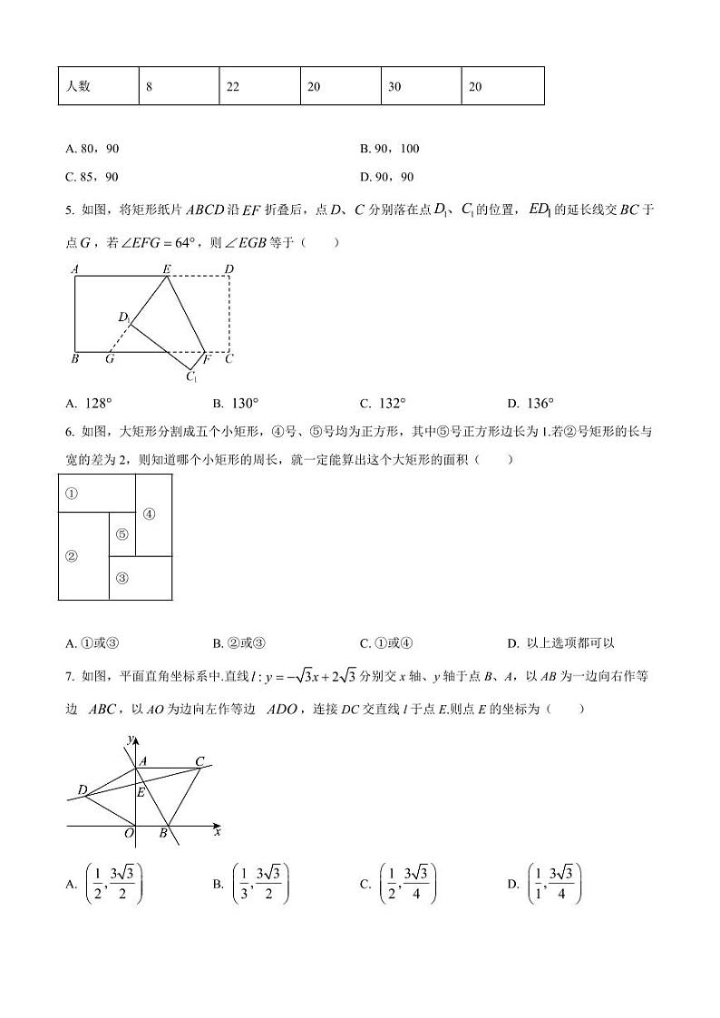 福建省厦门第一中学2023-2024学年高一上学期入学考试数学试题（原卷版+解析版）02