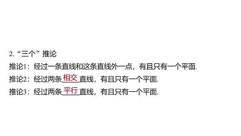 2025数学大一轮复习讲义课件人教A版第七章空间点、直线、平面之间的位置关系第6页