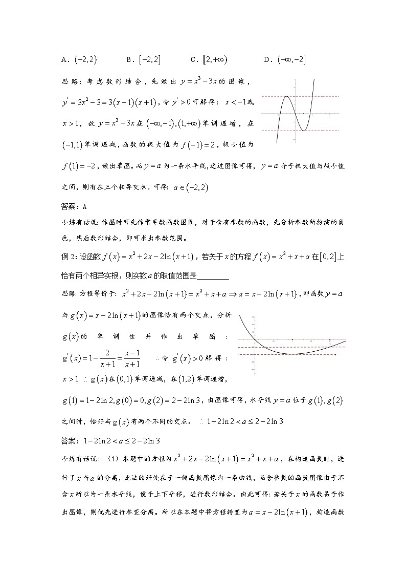 备战2025年高考一轮复习数学百练热点教案第10练函数零点的个数问题（Word版附解析）03