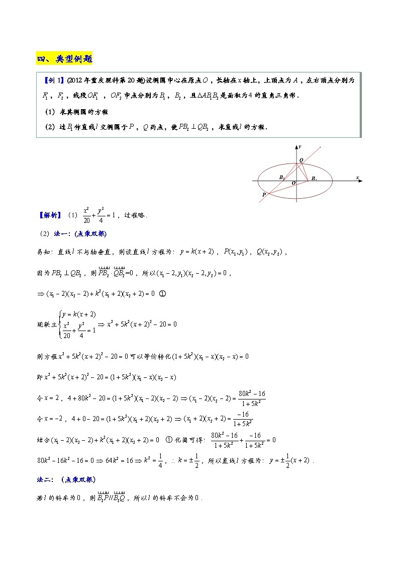 第6讲【圆锥曲线】计算技巧系列10讲——何谓点乘双根法？高考数学复习练习第3页