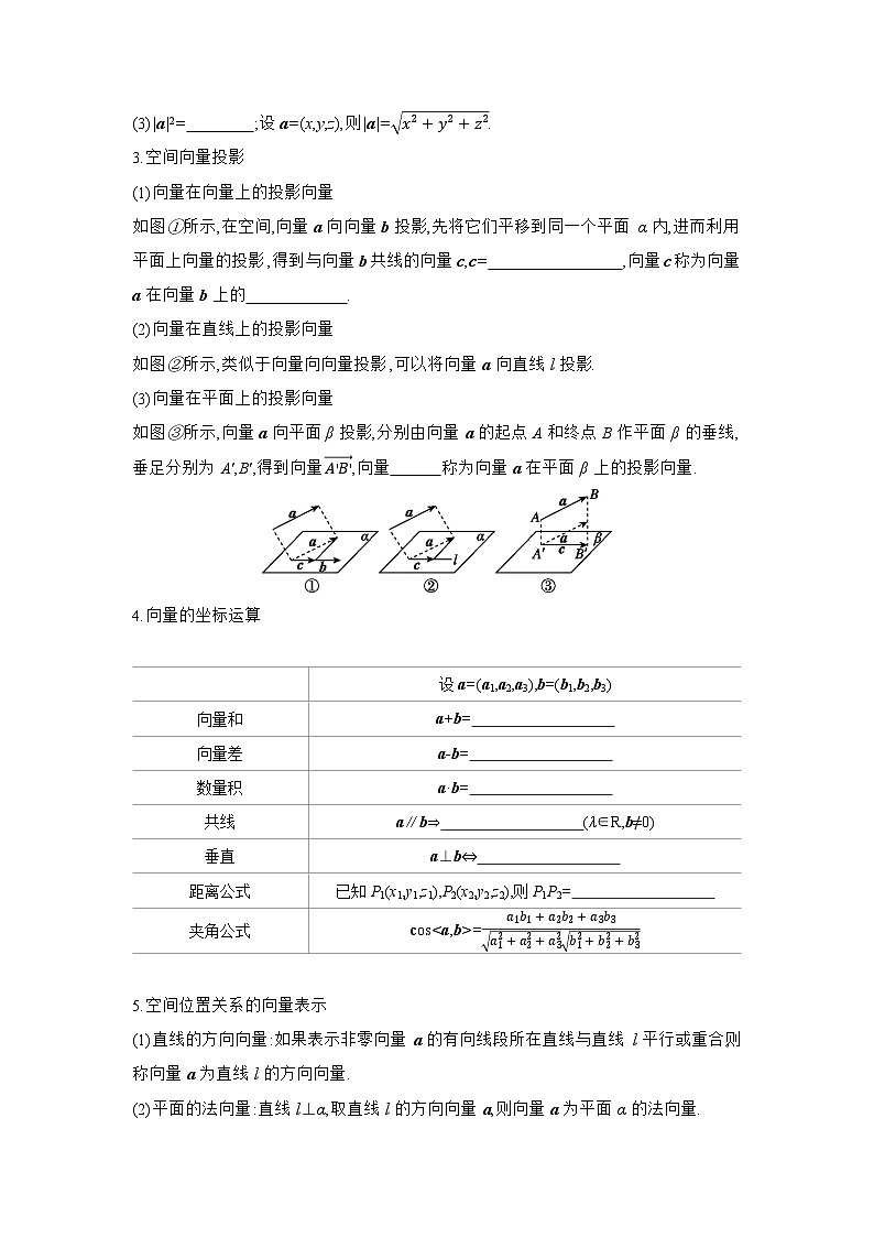 06 第44讲　空间向量及其运算和空间位置关系 【正文】听课 高考数学二轮复习练习第2页