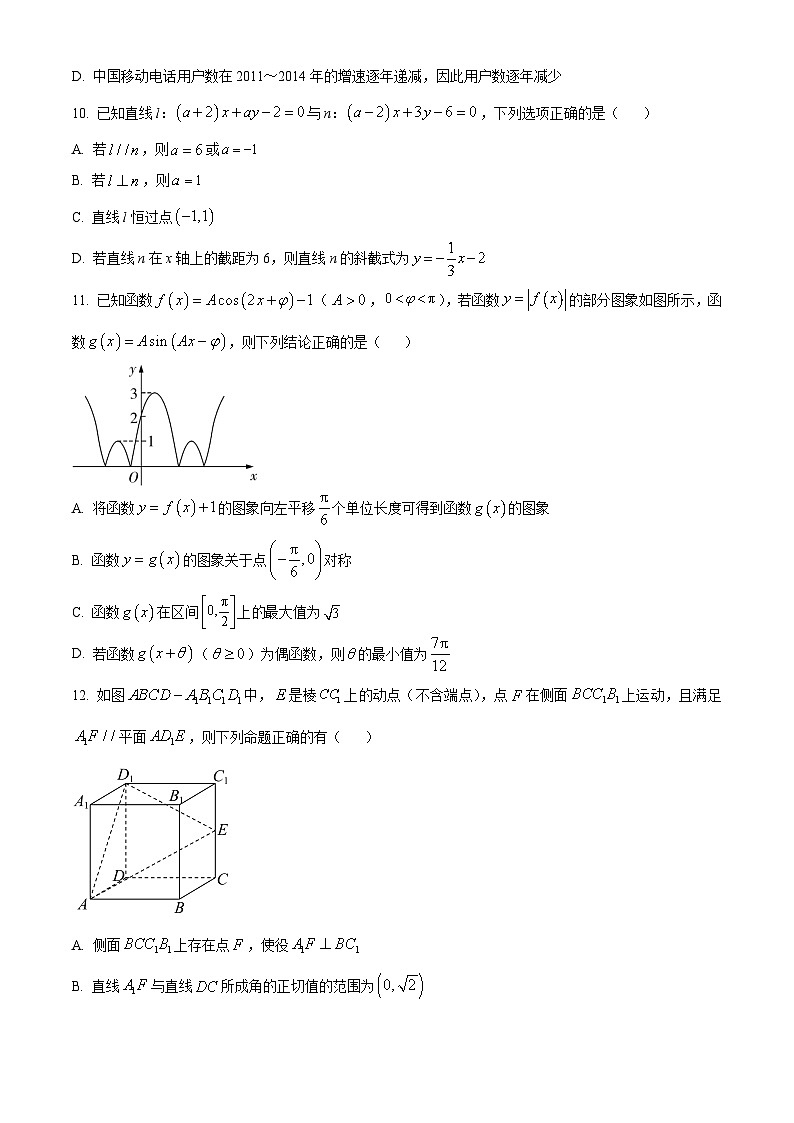 湖南师范大学附属中学2023-2024学年高二上学期第一次大练习数学试题03
