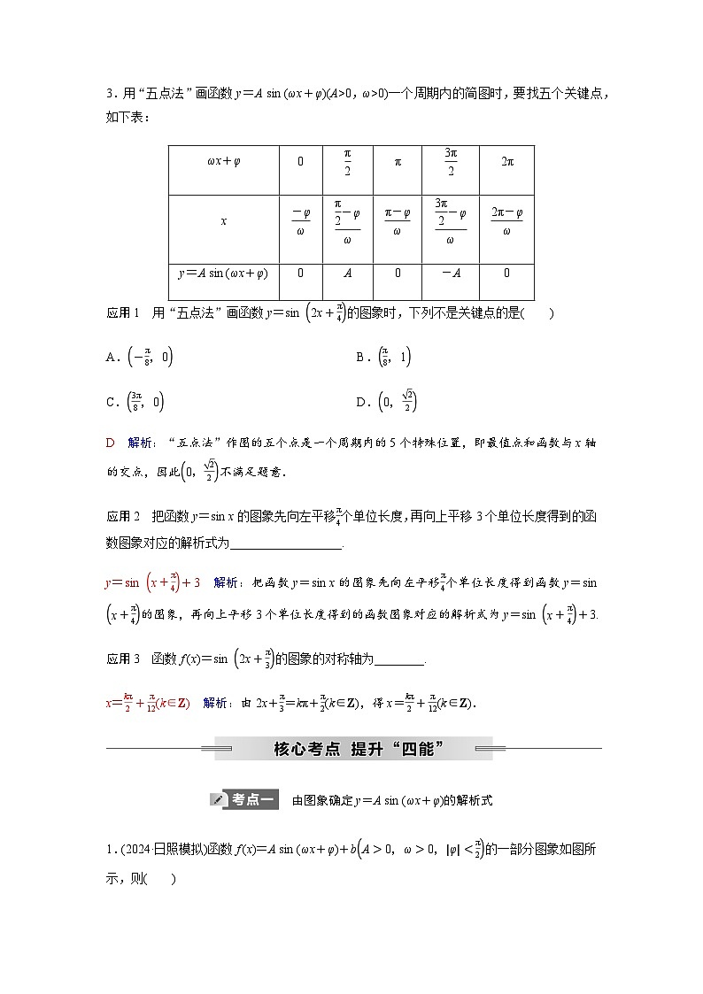 高考数学一轮复习第四章第五节函数y＝Asin(ωx＋φ)的图象及简单应用学案第3页