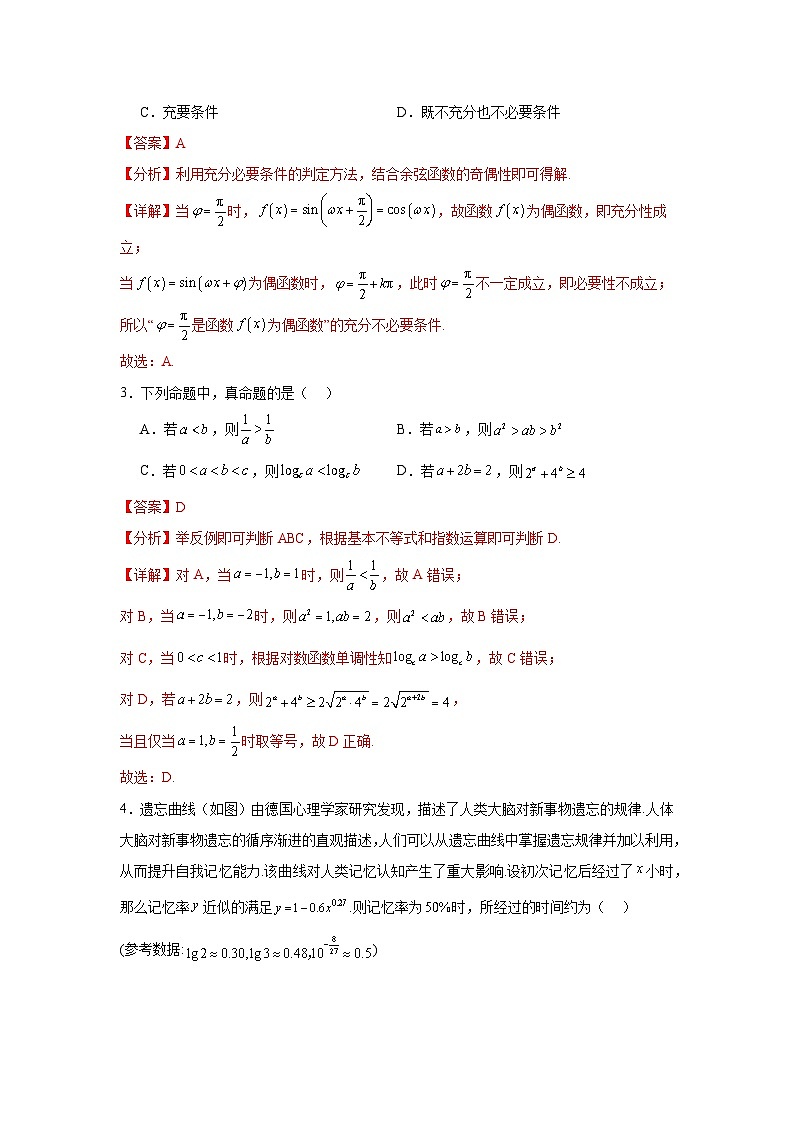 2025届新高三阶段性检测01 能力版（范围：集合、常用逻辑用语、不等式、函数、导数）（解析版）第2页