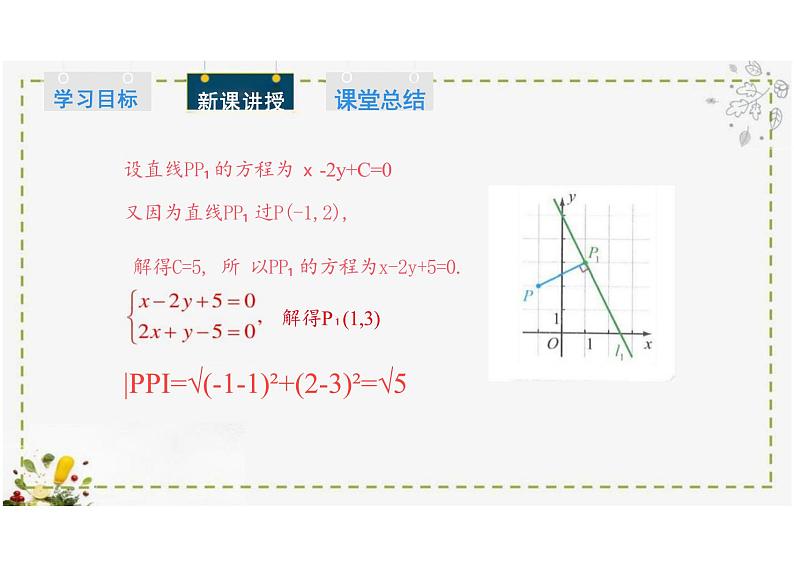 2.2.4 点到直线的距离（教学课件）-高中数学人教B版（2019）选择性必修第一册06