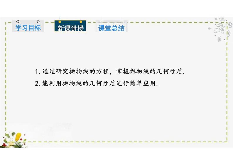 2.7.2 抛物线的几何性质（教学课件）-高中数学人教B版（2019）选择性必修第一册第2页