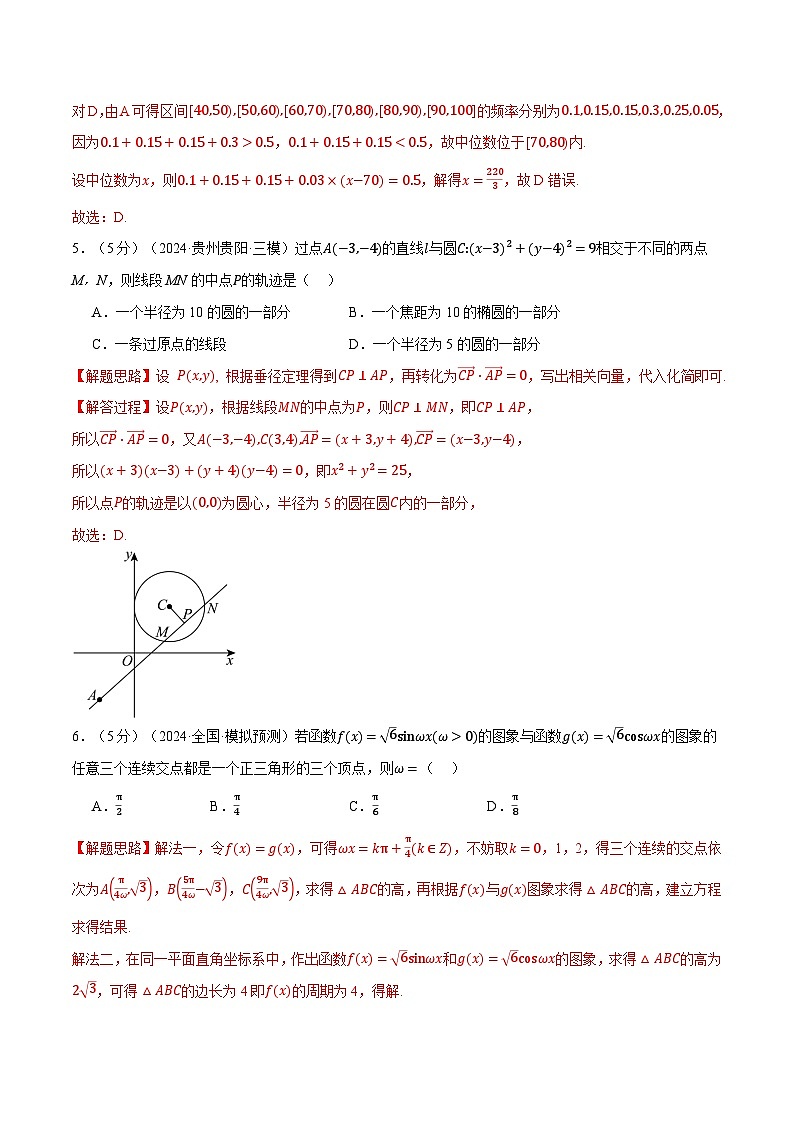 2025年高考数学全真模拟卷02（新高考专用）（含答案） 2025年高考数学一轮复习专练（新高考专用）03