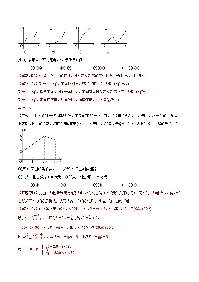 专题2.8 函数模型及其应用（举一反三）（新高考专用）（教师版） 2025年高考数学一轮复习专练（新高考专用）第3页