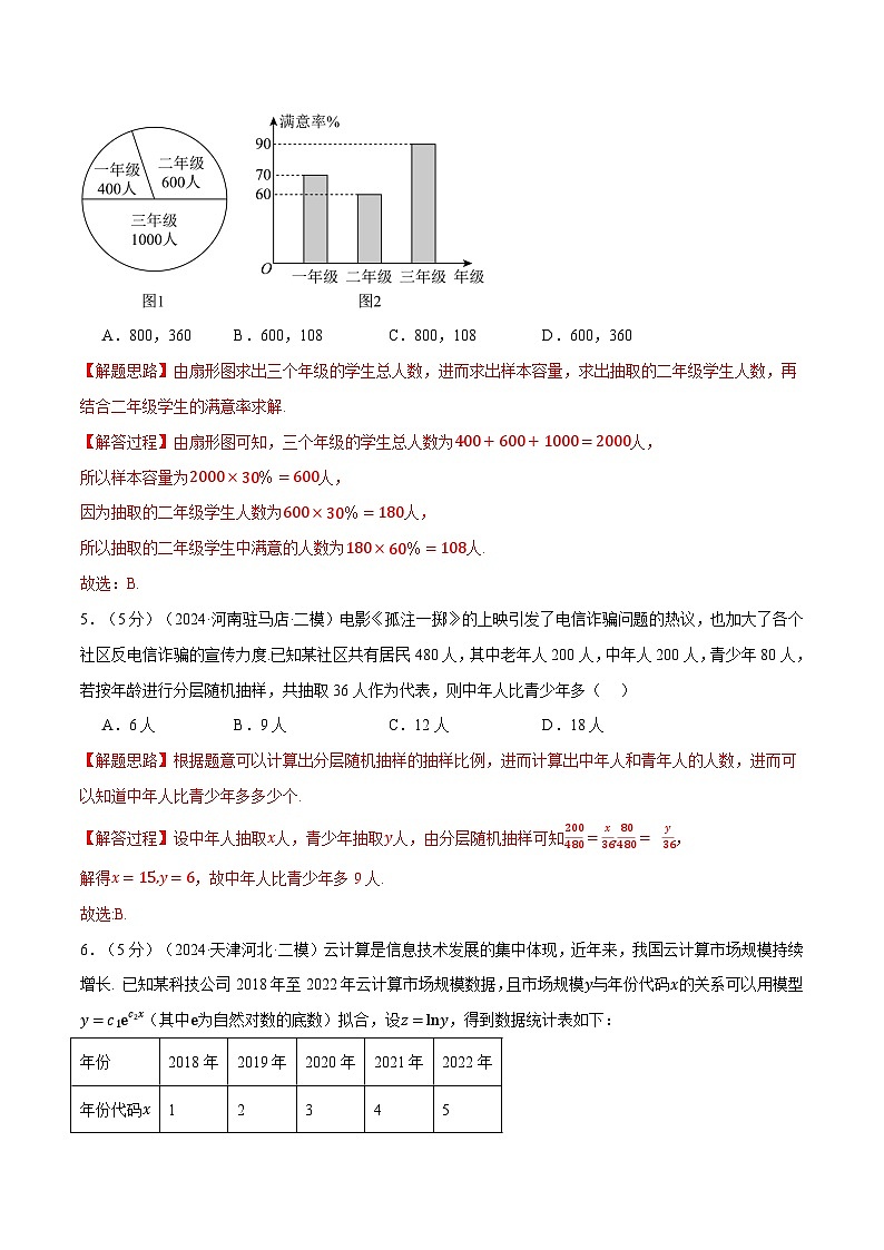 第九章 统计与成对数据的统计分析综合测试卷（新高考专用）（教师版） 2025年高考数学一轮复习专练（新高考专用）第3页