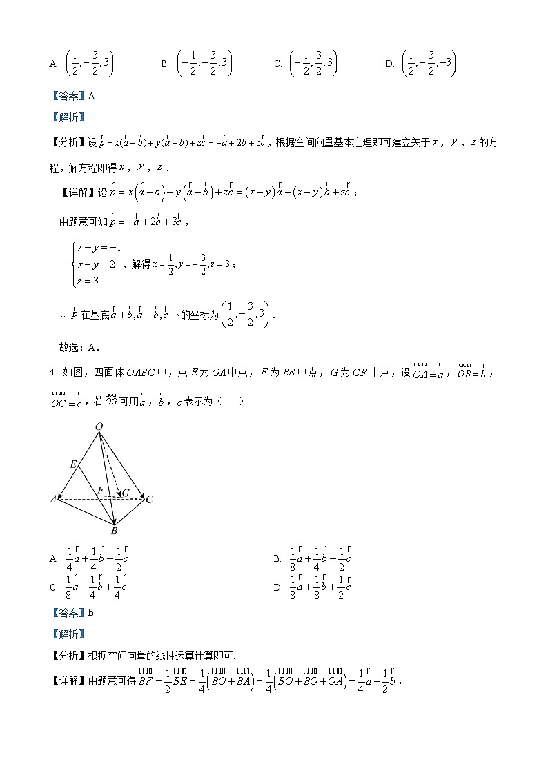 湖北省武汉市第十七中学2024-2025学年高二上学期10月月考数学试卷 Word版含解析第2页