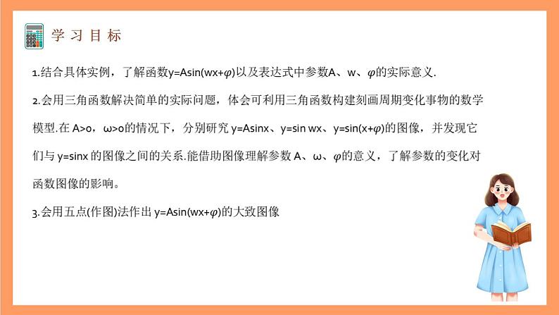 沪教版（2020）高中数学必修第二册7.3《函数y=Asin(wx＋φ)的图像》（教学课件）第2页