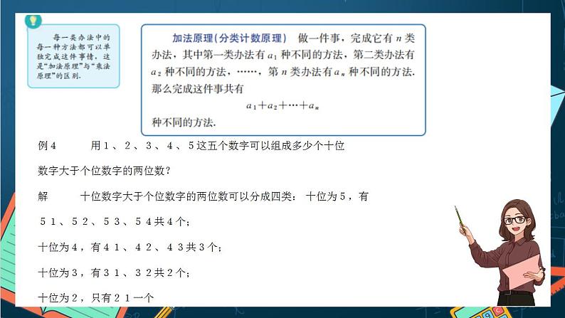 沪教版（2020）高中数学选择性必修第二册6.1 《加法原理》（第2课时）（课件）-第3页