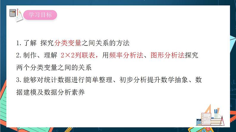 沪教版（2020）高中数学选择性必修第二册8.3 《２×２列联表》（第1课时）（课件）02