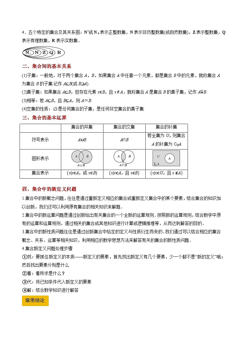 专题01 集合（5大压轴考法）-【常考压轴题】2024-2025学年高一数学压轴题攻略练习（人教A版2019必修第一册）02
