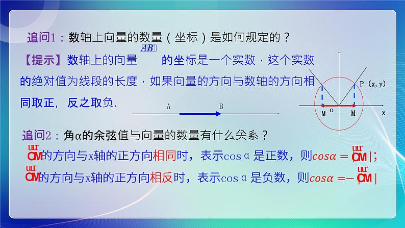 人教B版（2019）高中数学必修第三册7.2.2 单位圆与三角函数线 课件07