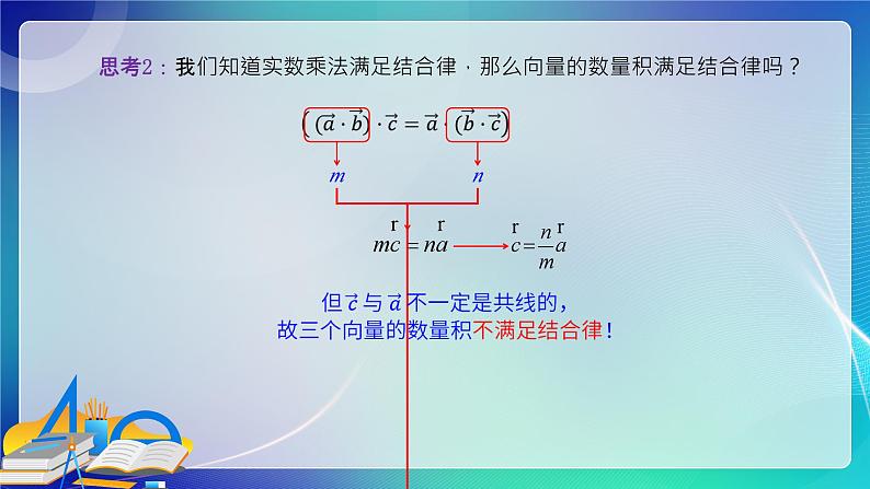 人教B版（2019）高中数学必修第三册8.1.2 向量数量积的运算律 课件05