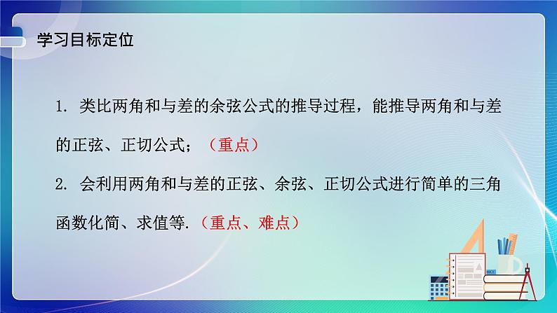 人教B版（2019）高中数学必修第三册8.2.2 两角和与差的正弦、正切（一） 课件03