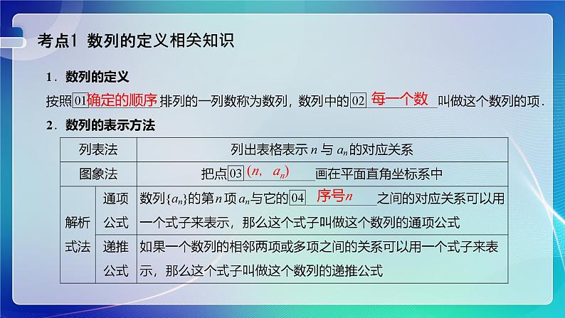 人教B版（2019）高中数学选择性必修第三册 考点专题一《数列》课件04