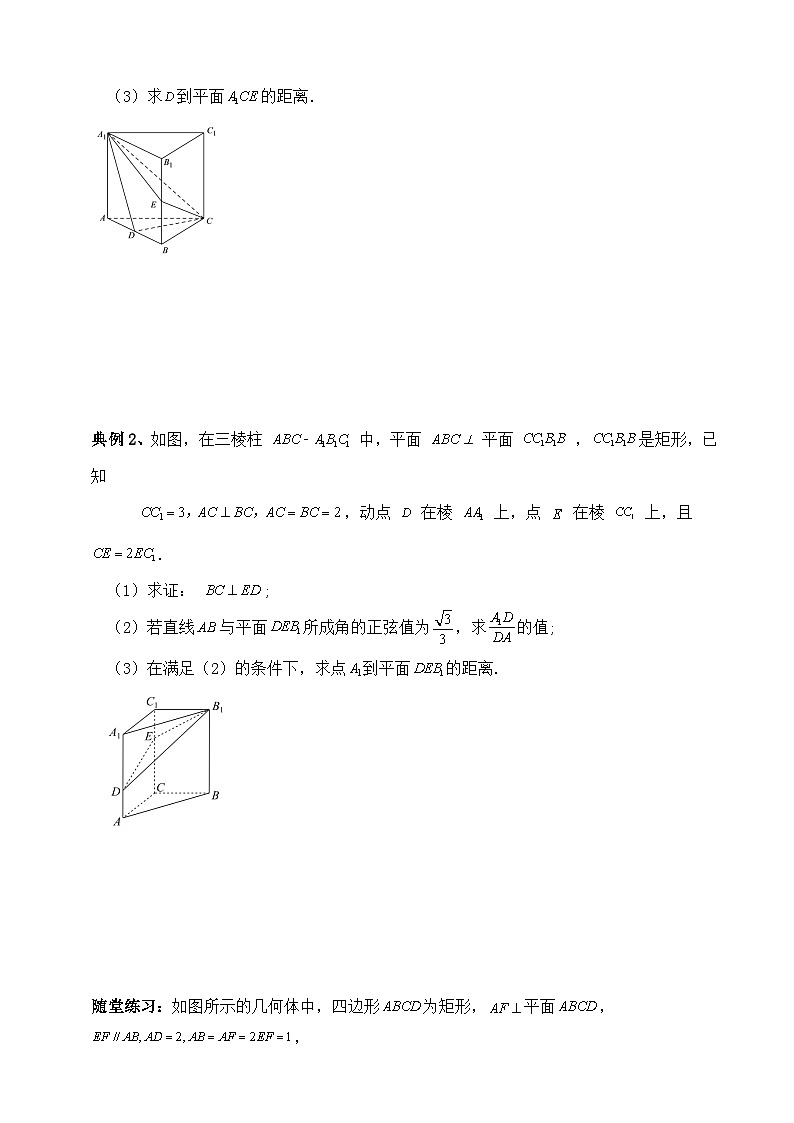 2025年高考数学二轮专题复习（讲义）--空间向量和立体几何专题十一（含解析）第2页