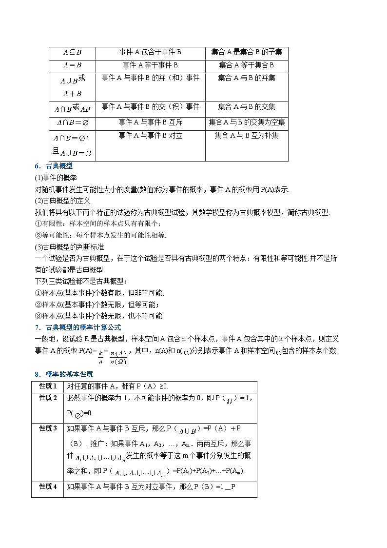 人教A版高中数学（必修第二册）重难点题型讲练测 10.1 随机事件与概率（2份，原卷版+教师版）03