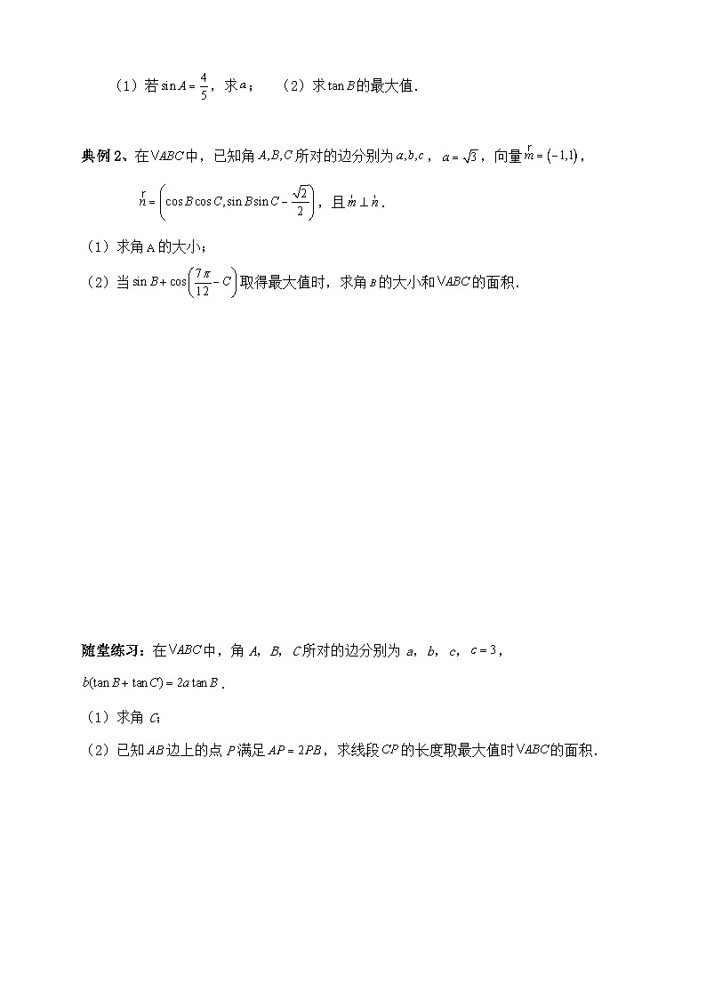 2025高考数学总复习专项复习（讲义）--解三角形专题十（含解析）第2页