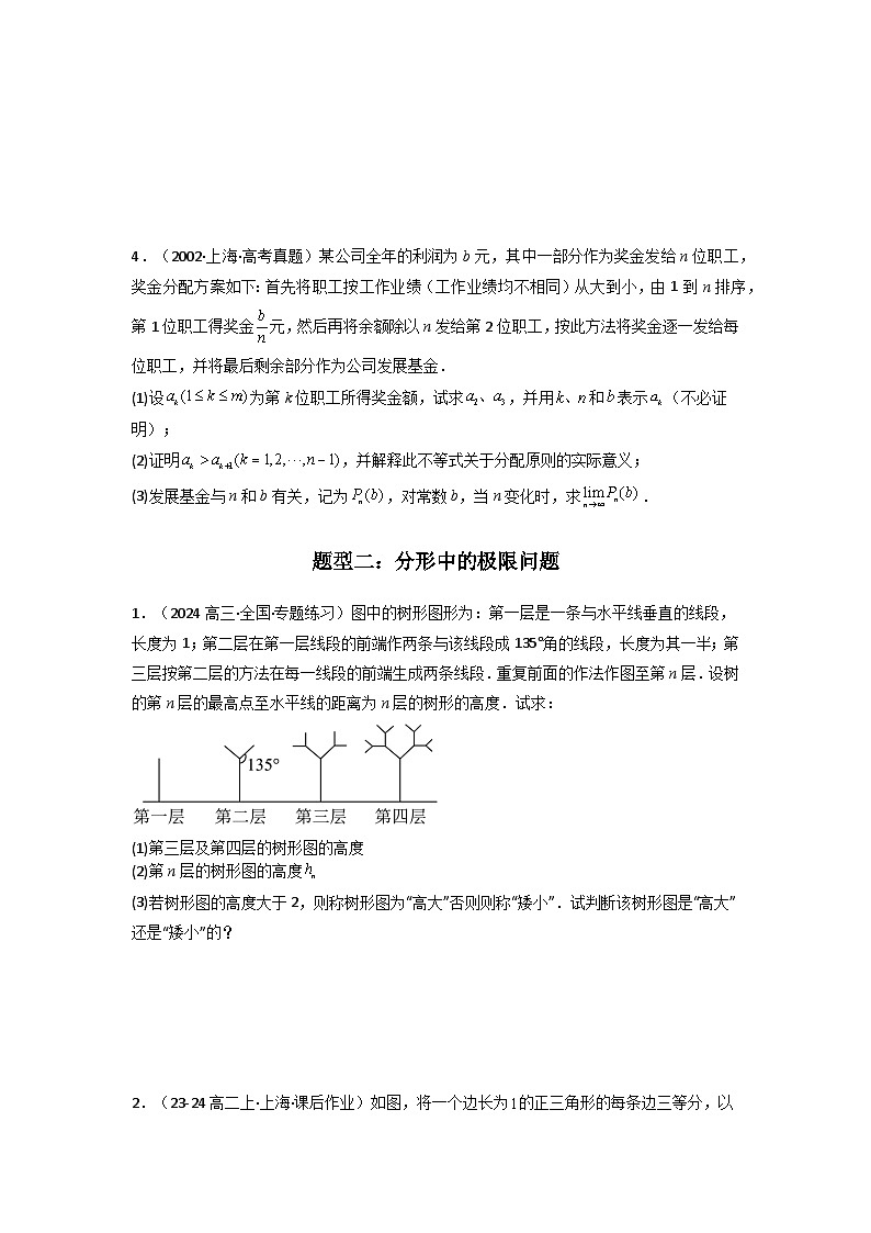专题11 数列的极限（典型题型归类训练）(原卷版）第3页