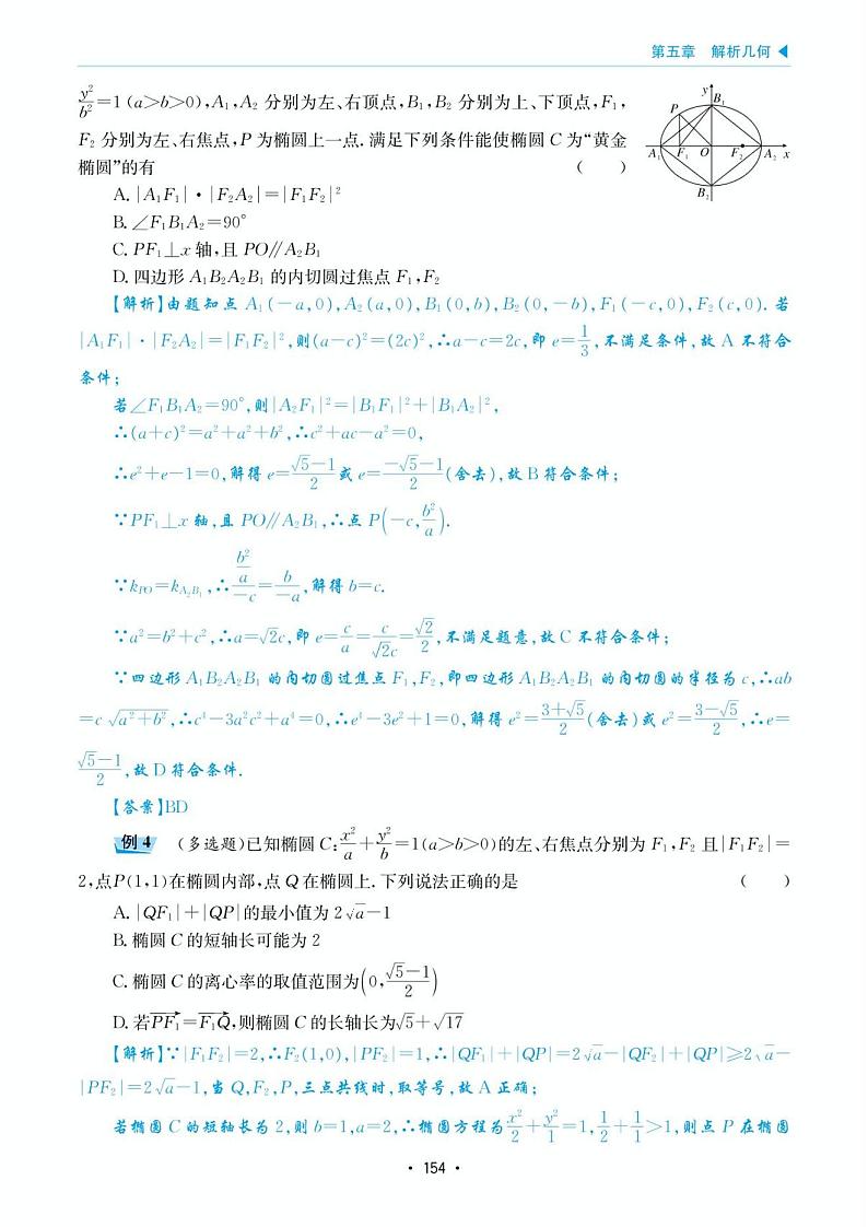 高考数学选择填空题经典模型突破专项训练_第五章 模型30 圆锥曲线的其他问题第2页