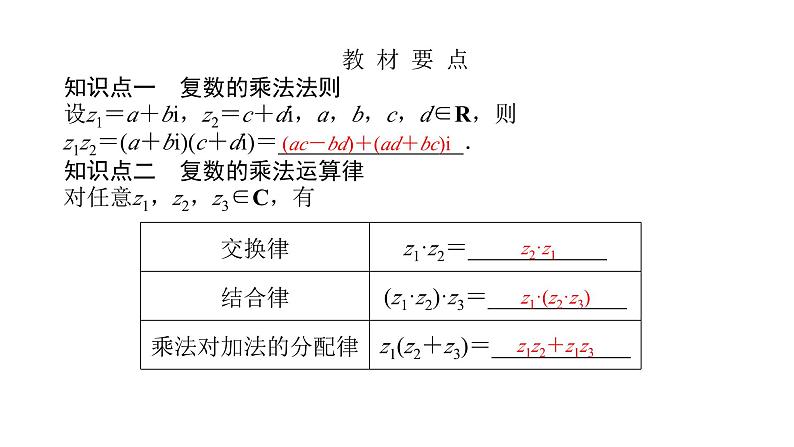 人教B版高中数学必修第四册10.2.2复数的乘法与除法【课件】04