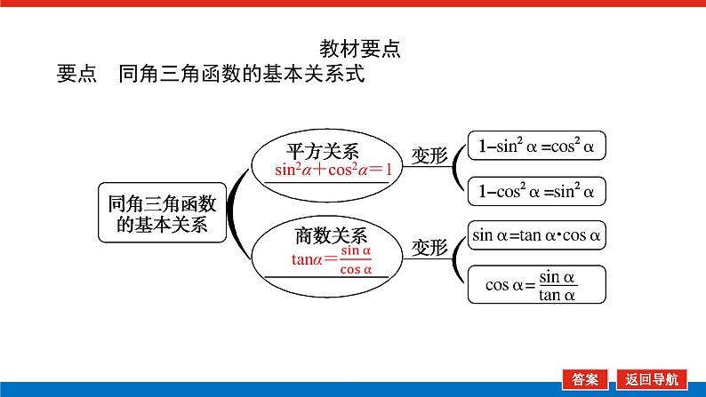 湘教版高中数学必修第一册-5.2.2同角三角函数的基本关系【课件】第4页