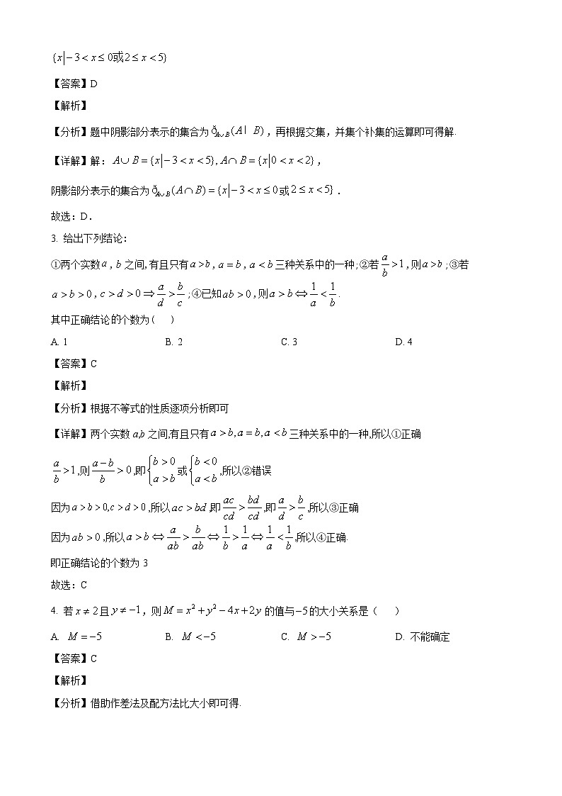 吉林省吉林市吉化第一高级中学校2024-2025学年高一上学期9月月考数学试题（解析）第2页
