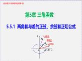 最新新人教版高中數(shù)學(xué)必修第一冊(cè)5.5.1 兩角和與差的正弦、余弦和正切公式（課件）