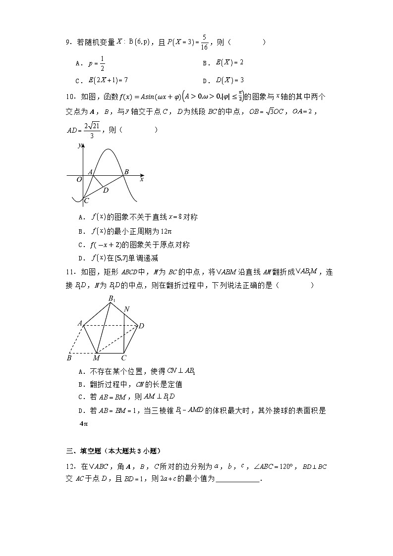广东省部分学校2025届新高三上学期开学摸底联合教学质量检测 数学试题（含解析）第2页
