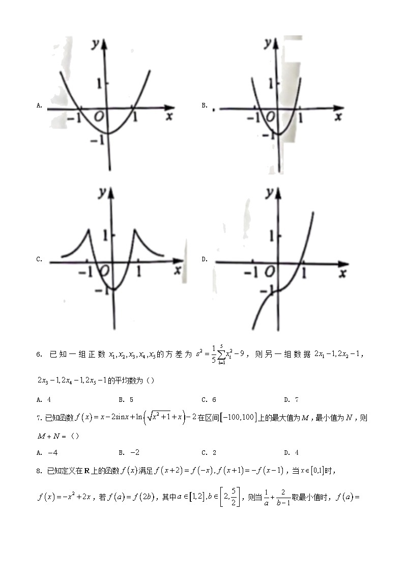 山西省部分学校2023_2024学年高三数学上学期10月月考试题02