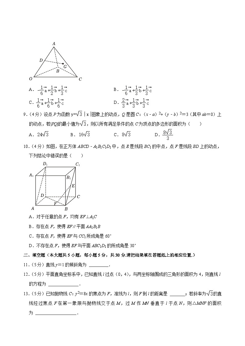 2023-2024学年北京市顺义区牛栏山一中高二（上）期中数学试卷第2页