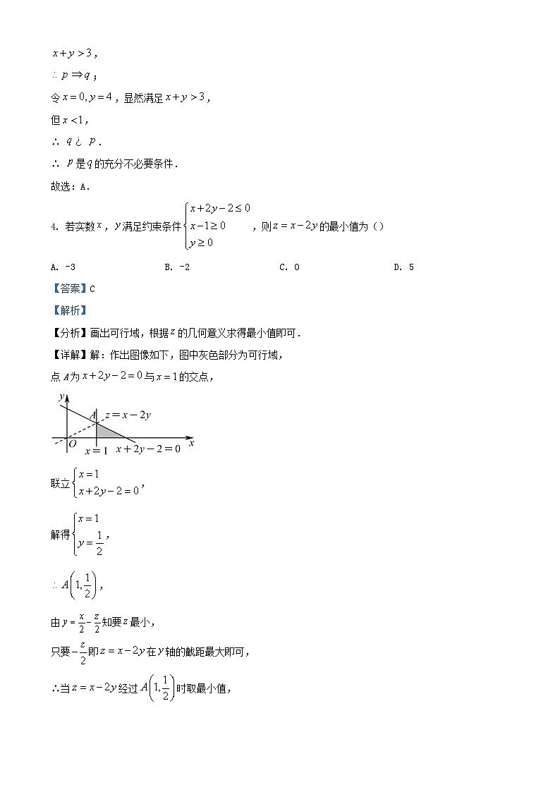 河南圣级名校2022_2023学年高三数学上学期1月阶段性检测文科试题含解析第2页