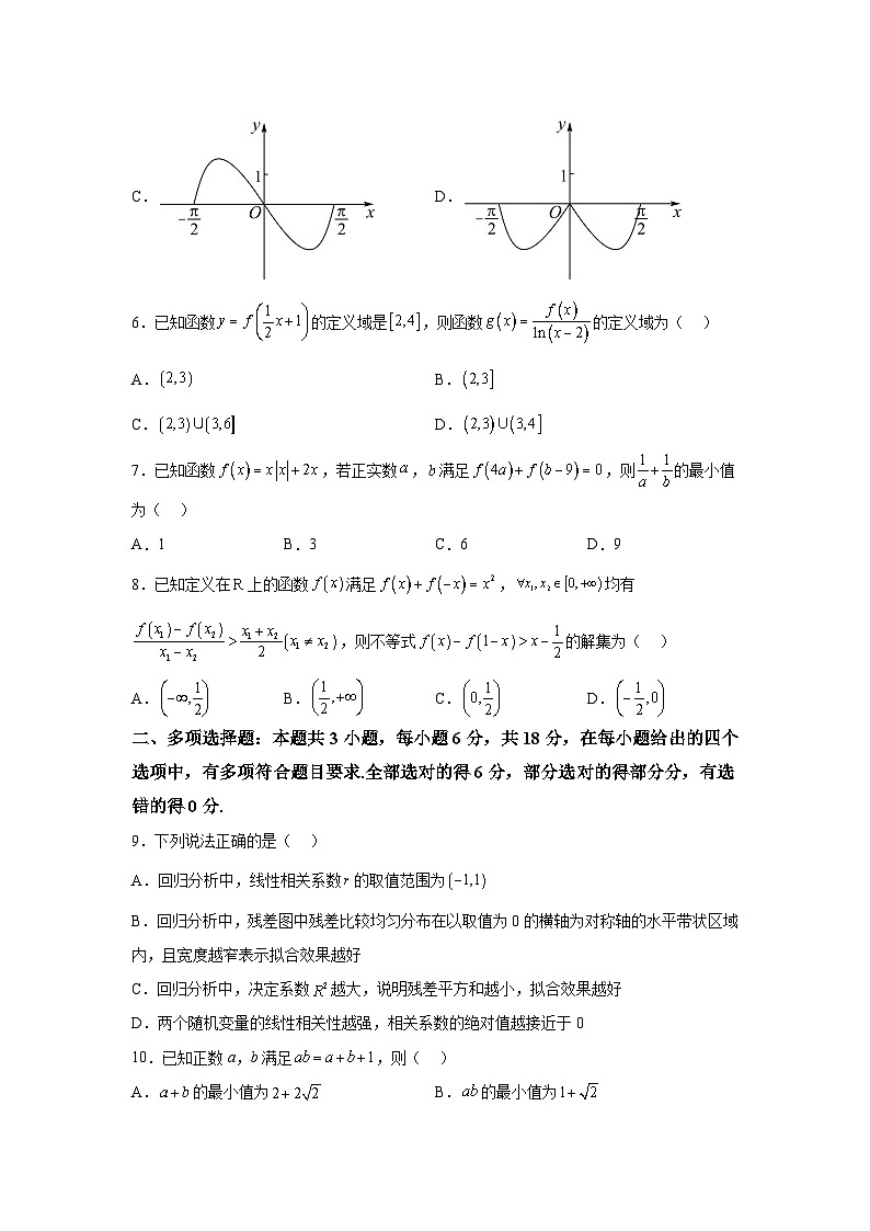 四川省江油市第一中学2024-2025学年高三上学期9月月考 数学试题（含解析）第2页