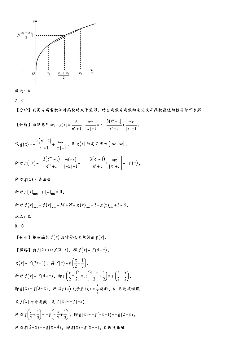 （人教A版2019必修第一册）高一数学精讲与精练高分突破系列第三章 函数的概念与性质单元必刷卷（基础卷）（全解全析）（附答案）第3页