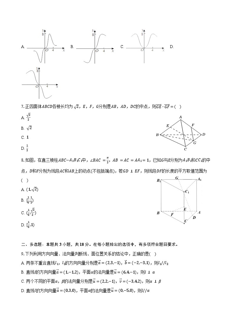 2024-2025学年广西南宁市沛鸿民族中学高二（上）月考数学试卷（10月份）（含答案）第2页