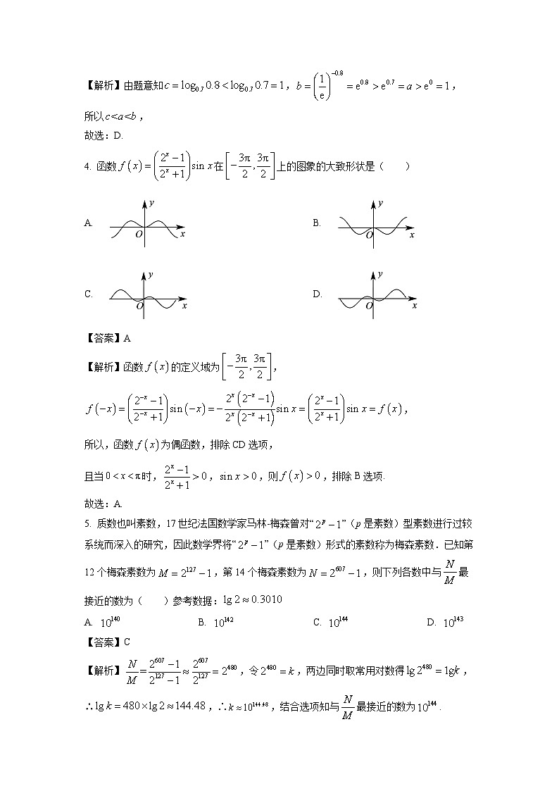 辽宁省重点高中沈阳市郊联体2022-2023学年高二下学期期末数学试卷(解析版)第2页