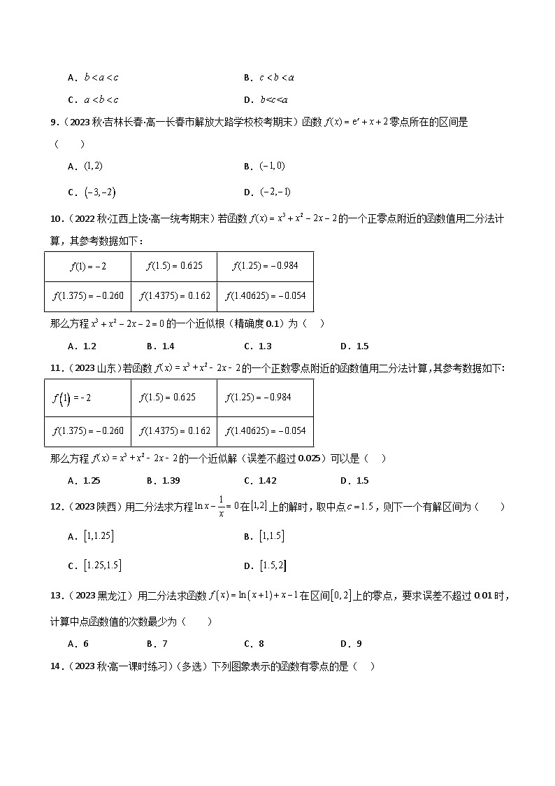 人教版高中数学必修一 精讲精练4.5 函数的应用（二）（精练）（2份，原卷版+解析版）02
