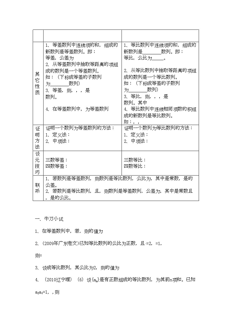 2022年高中数学一轮复习一等差数列与等比数数列专题练习苏教版第3页