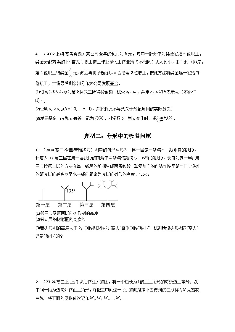 专题11 数列的极限（典型题型归类训练）(原卷版）第3页