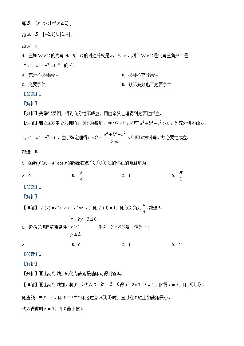 四川省眉山市2023_2024学年高三数学上学期10月月考理试题含解析第2页