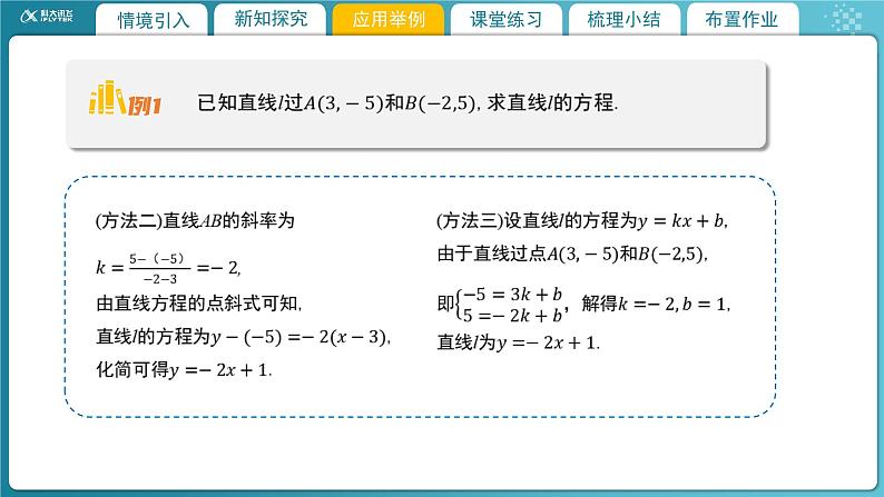 【教学课件】《1.1.3直线的方程（二）》精品教学课件第8页