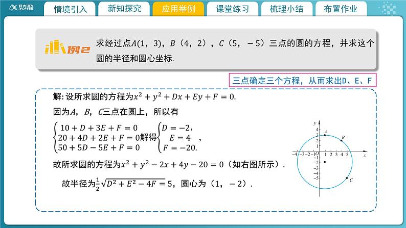 【教学课件】《1.2.2  圆的一般方程》精品教学课件第8页