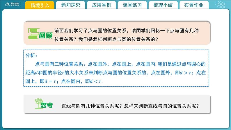 【教学课件】《1.2.3  直线与圆的位置关系（1）》精品教学课件第3页