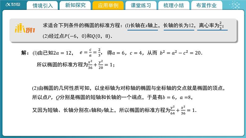 【教学课件】《2.1.3 椭圆的简单几何性质（2）》精品教学课件第7页