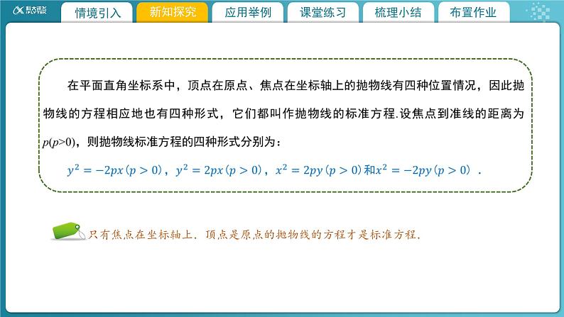 【教学课件】《2.3.2 抛物线的简单几何性质(1)》精品教学课件05