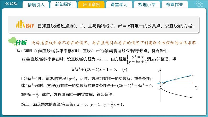 【教学课件】《2.4.1 直线与圆锥曲线的交点(2)》精品教学课件07
